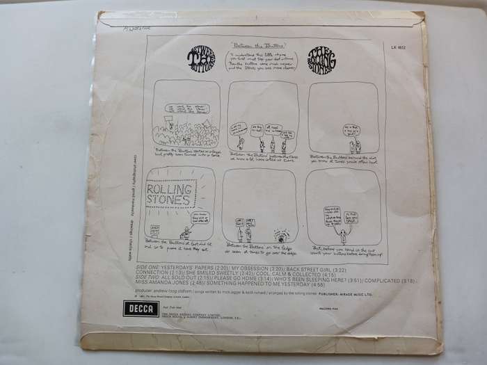 The Rolling Stones  - Between The Buttons  ( scarce 1967 SA released  LP )