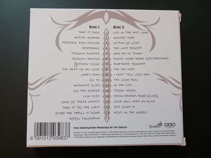 Eagles - The Complete Greatest Hits ( 2003 SA released 2 x CD )