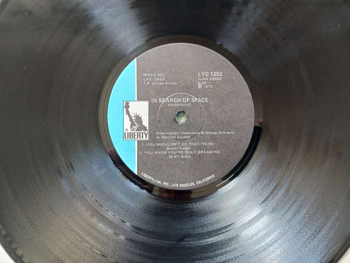 Hawkwind - X in Search of Space  ( Scarce 1972 SA released Prog Rock LP )