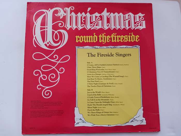 The Fireside singers - Christmas Round the Fireside ( 1987 UK released LP )