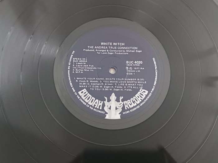 Andrea True Connection - White Witch ( Rare 1977 SA released NM LP )