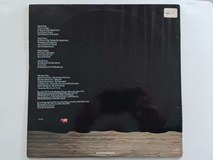 Eric Clapton - Just one Night  ( 1980 SA released LP )