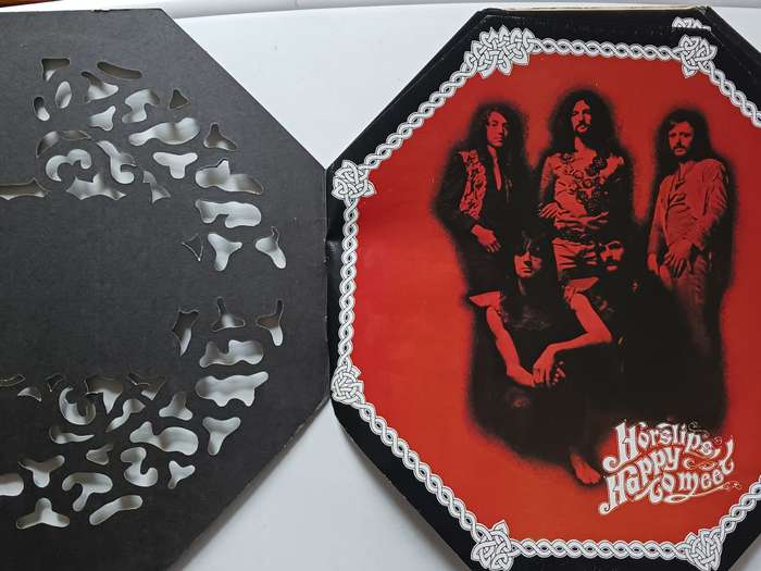 Horslips - Happy To Meet....Sorry To Part( Scarce 1973 US released Folk rock,Prog Rock, LP,Die -Cut)