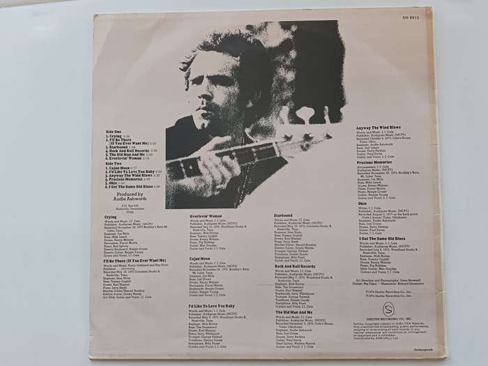 JJ Cale - Okie  ( Scarce 1974 SA released LP NM / M- )