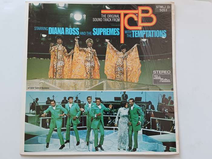 Diana Ross and the Supremes with the Temptations-The Original Sound Track from TCB (1968 SA LP NM )