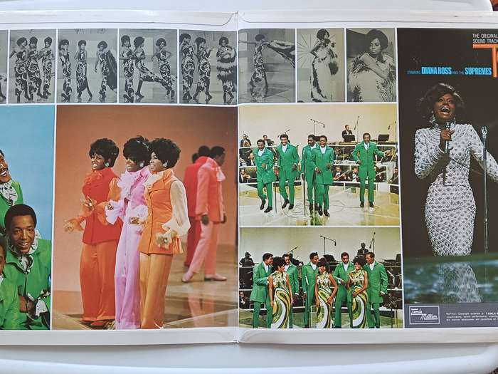Diana Ross and the Supremes with the Temptations-The Original Sound Track from TCB (1968 SA LP NM )