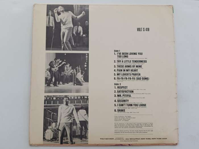 Otis Redding - History of Otis Redding  (  1967 German  released LP  )