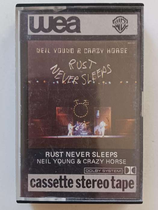 Neil Young  -   Rust Never Sleeps   ( Rare 1979 SA released cassette album. )