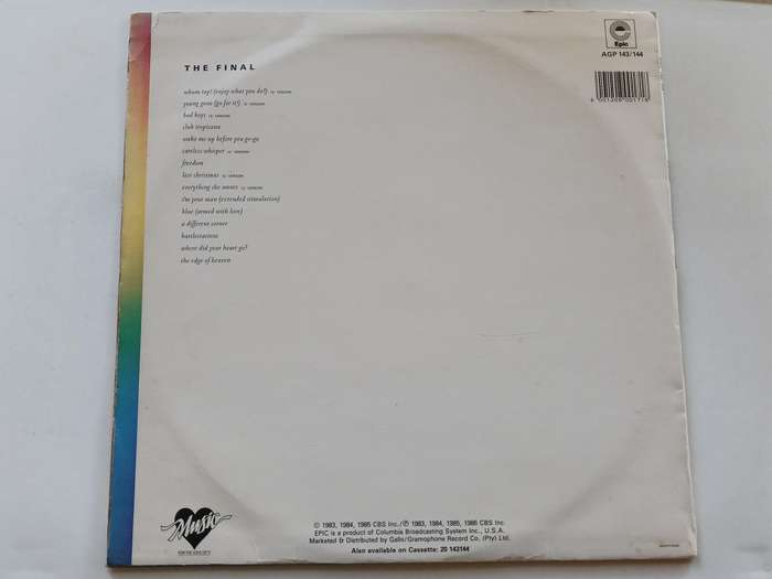 Wham! - The Final  ( 1986 SA released LP )