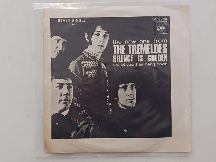 The Tremeloes - Silence is Golden  ( Scarce 1967 SA released 7" vinyl,in a picture sleeve.)