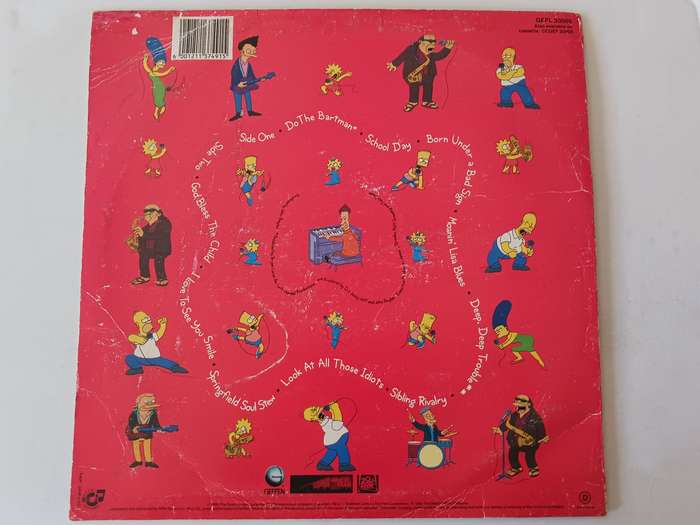 The Simpsons - The Simpsons Sing The Blues ( Scarce 1991 SA released LP )