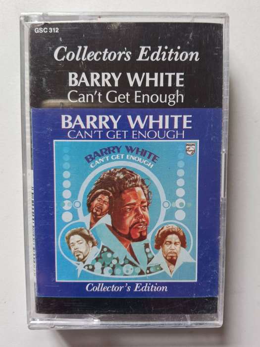 Barry White - cant get Enough  ( Collector's Edition,scarce SA released Music Cassette.)