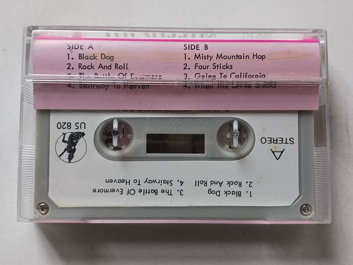 Led Zeppelin -  Untitled - Vol. 4  ( scares,unofficial,release,music cassette. )