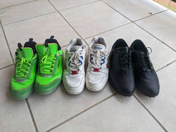 3x Shoes/Sneaker Lot (2x Reebok/1x Adidas)