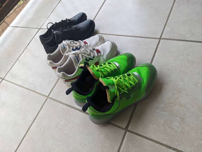 3x Shoes/Sneaker Lot (2x Reebok/1x Adidas)