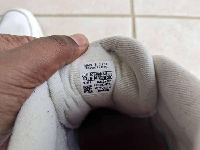 3x Shoes/Sneaker Lot (2x Reebok/1x Adidas)
