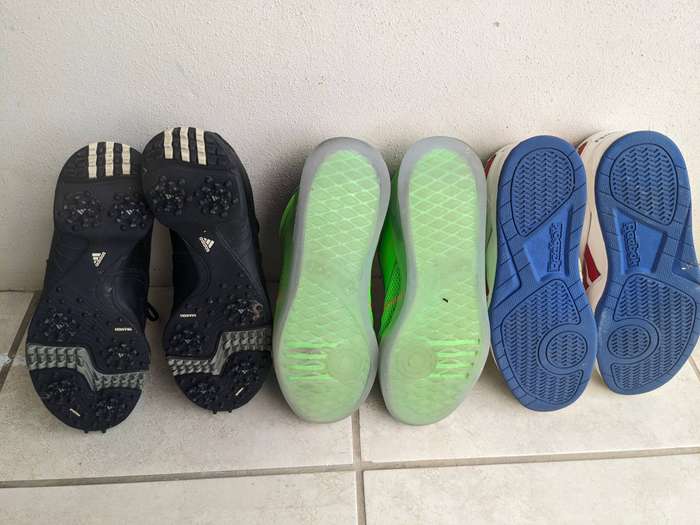 3x Shoes/Sneaker Lot (2x Reebok/1x Adidas)