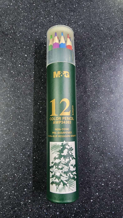 Color Pencil 12 PC 12 colors premium quality M&G