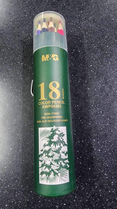Color Pencil 18PC 18 colors premium quality M&G