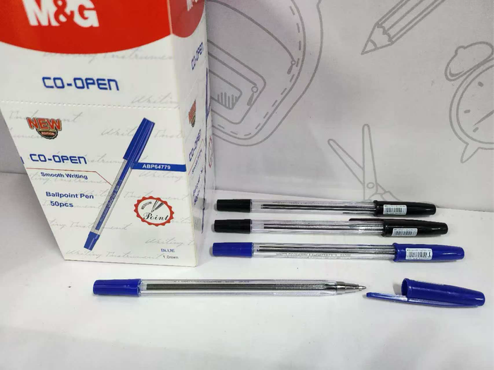 M&G Stick Ball Pen 0.7mm Black/Blue/Red