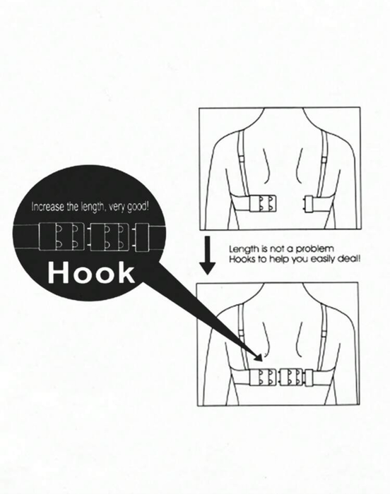 Bra Extender Adjustable 2, 3, Hook
