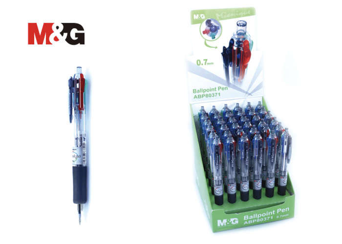 M&G 4 colors in 1 Black/Blue/Red/Green Ball Pen 0.7mm