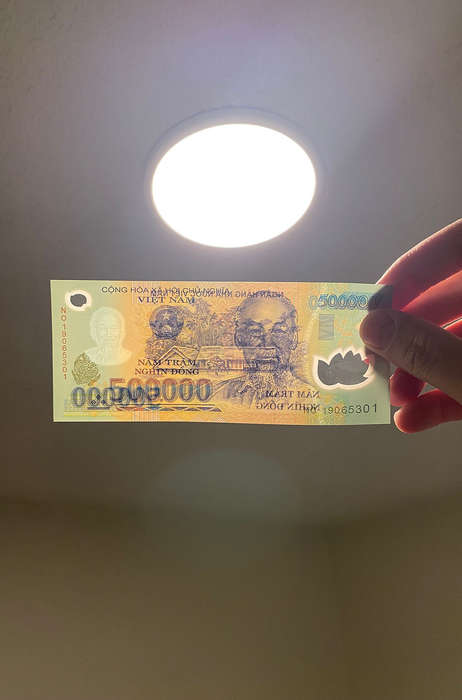 Vietnam Banknote, $500,000 Dong
