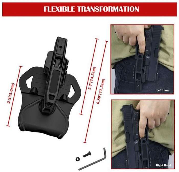 JD-128 DOUBLE STACK TACTICAL  HOLSTER (UPGRADED)