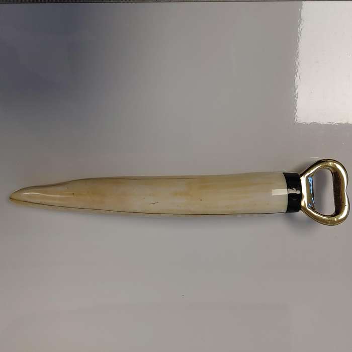 Vintage Hippo Tusk Bottle Opener