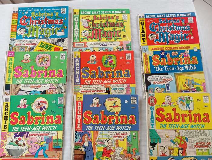 Sabrina the Teenage Witch 1971 comic book lot Archie series