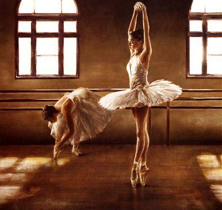 Cristina Mavaracchio Ballet Dancers - Blocked print - 50cm by 50cm