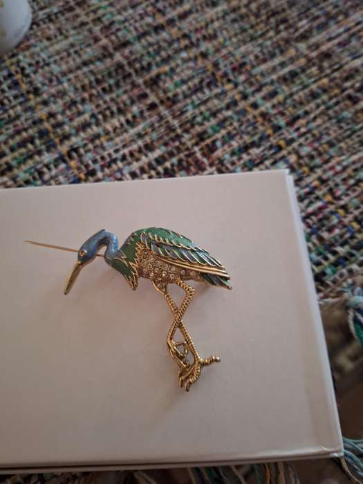 3 BIRD BROOCHES