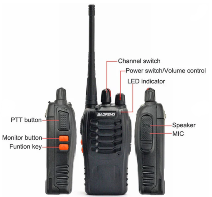 Baofeng BF888S Radio set(2 radios per set)