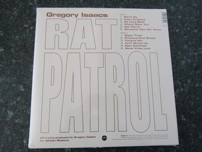 Gregory Isaacs - Rat Patrol (Vinyl LP)