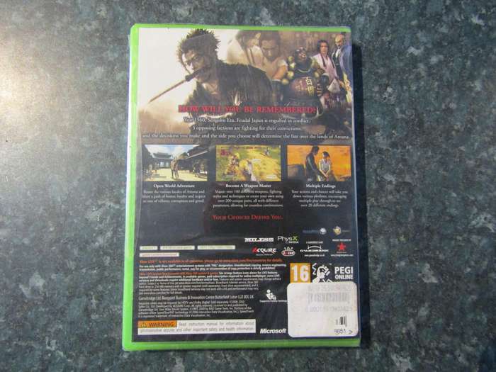 Way Of The Samurai 3 (Xbox360)