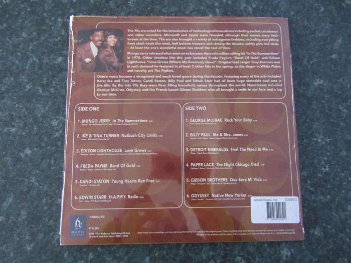 Various  Sensational 70's (Vinyl  LP)