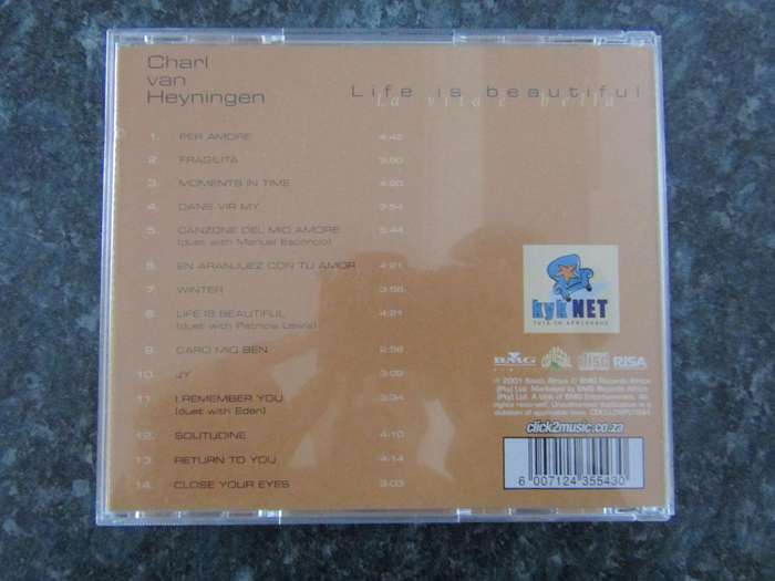 Charl Van Heyningen - Life is beautiful (CD)