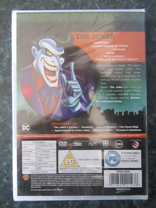 DC Super-villains: The Joker (DVD)