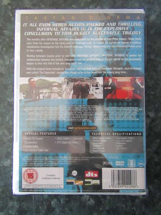 Infernal Affairs 3 (DVD)