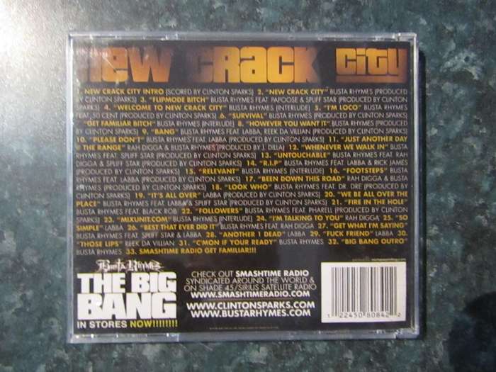 Clinton Sparks & Busta Rhymes - New Crack City (CD)