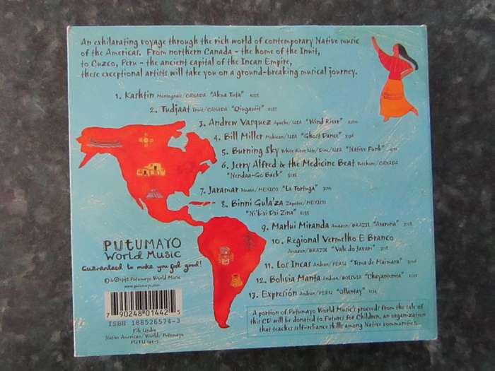 Various - Putumayo Presents:  A Native American Odyssey - Inuit To Inca