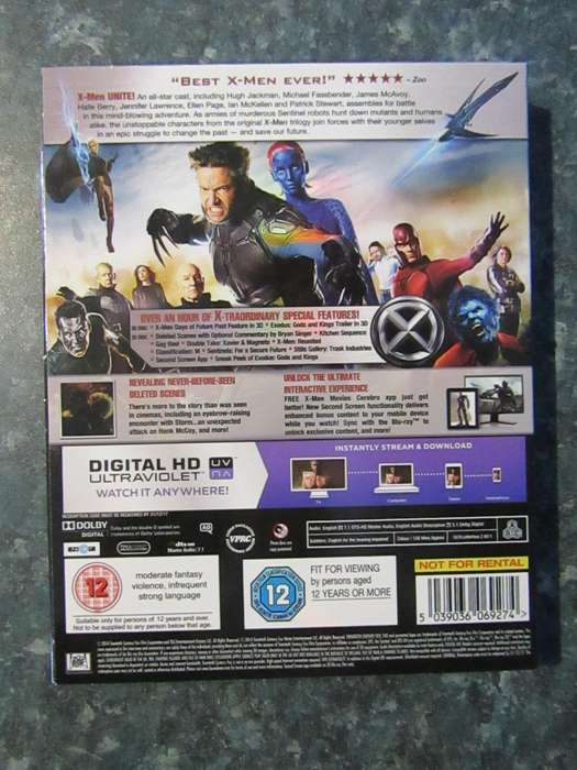X-Men: Days of Future Past (3D + 2D Blu-ray)