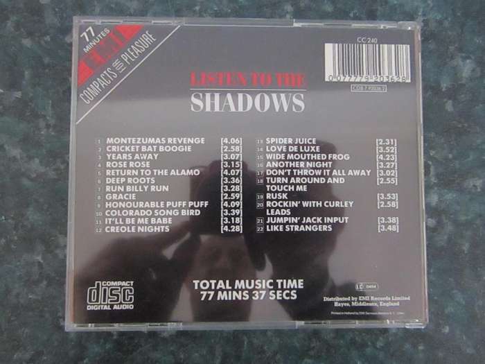 The Shadows - Listen To The Shadows (CD)