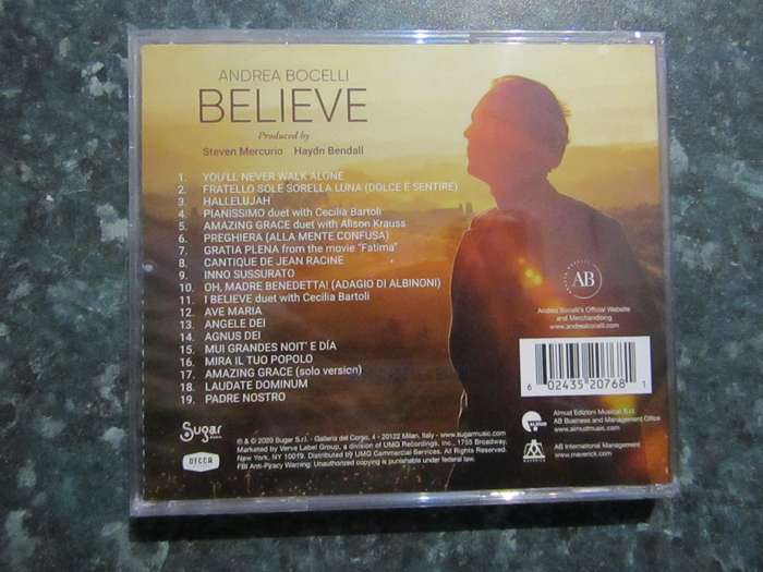 Andrea Bocelli - Believe (CD)