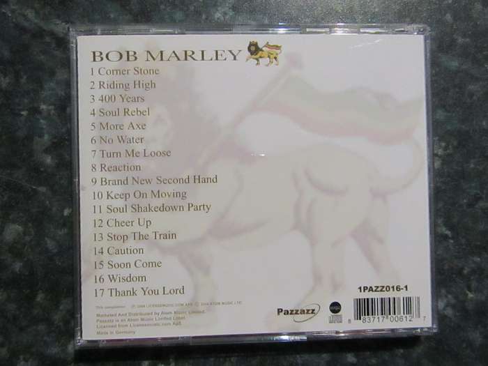 Bob Marley - Thank You Lord (CD)