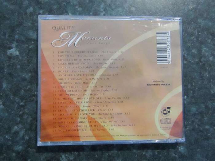 Various - Quality Moments Love Songs (CD)