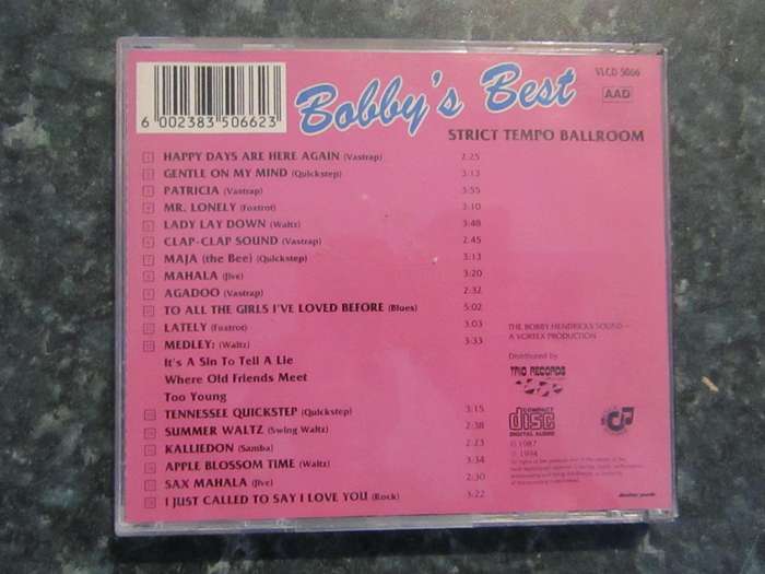 The Bobby Hendricks Sound - Bobby's Best (CD)
