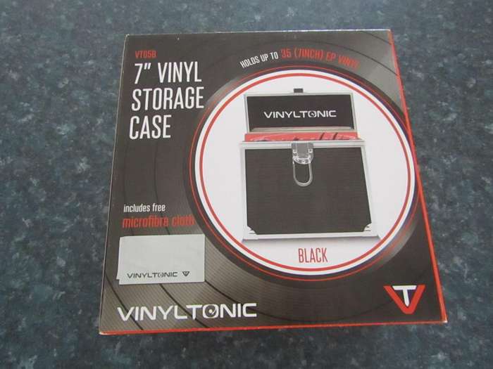 Vinyltonic VT05B - 7" VINYL STORAGE CASE (BLACK)