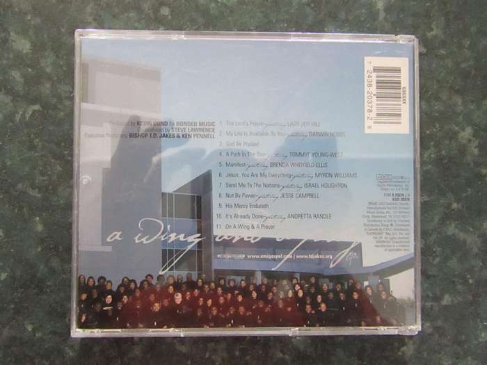 Bishop T.D. Jakes And The Potter's House Mass Choir  A Wing And A Prayer (CD)