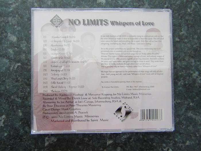 No Limits - Whispers of love (CD)